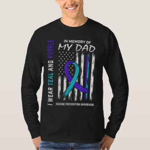 In Memory of Dad Suicide Awareness Prevention Amer T-Shirt
