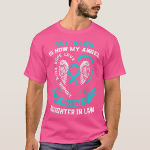 In Memory of Daughter In Law Ovarian Cancer Memori T-Shirt