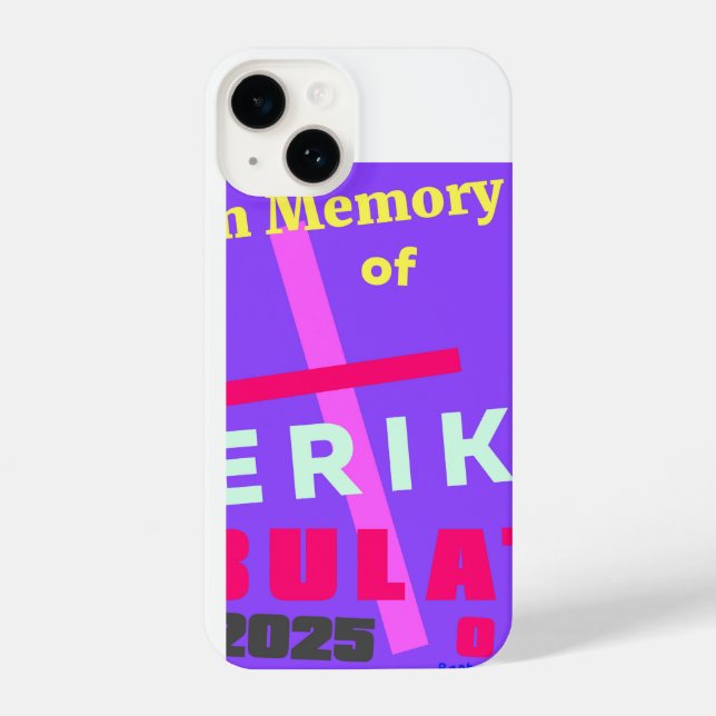 In Memory of Erik Bulatov iPhone Case (Back)