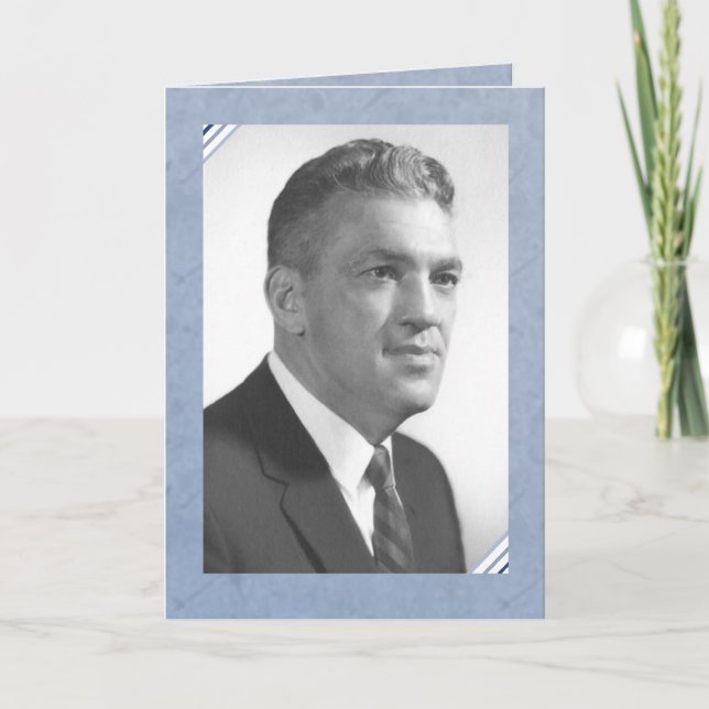 In Memory of Grampy Ed Card (Front)