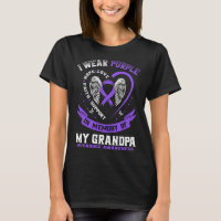 In Memory Of Grandpa Drug Overdose Awareness Ribbo