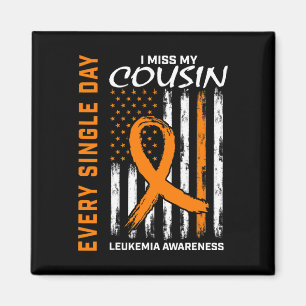 In Memory Of Loved One Gifts Cousin Leukaemia Awar Magnet