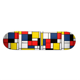 In Memory of Mondrian - Skate Deck