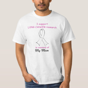 In memory of Mum - Lung Cancer Awareness T-Shirt