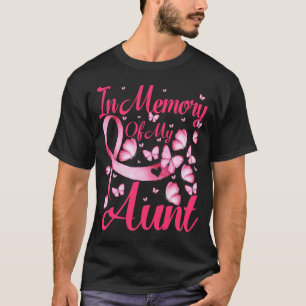In Memory of My Aunt Breast Cancer Awareness Butte T-Shirt