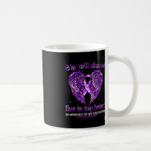 In Memory Of My Daughter Overdose Awareness Angel Coffee Mug