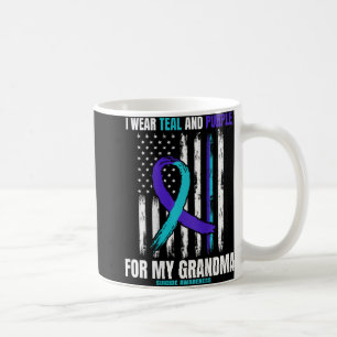 In Memory Of My Grandma Suicide Awareness Flag Ck  Coffee Mug