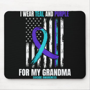 In Memory Of My Grandma Suicide Awareness Flag Ck  Mouse Pad