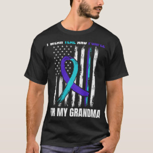 In Memory Of My Grandma Suicide Awareness Flag Ck  T-Shirt