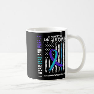 In Memory Of My Husband Suicide Awareness Preventi Coffee Mug