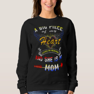 In Memory Of My Mum My Guardian Angel In Heaven Mi Sweatshirt