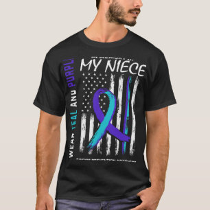 In Memory Of My Niece Suicide Awareness Prevention T-Shirt