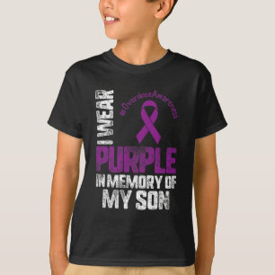 In Memory Of My Son Overdose Awareness Month Ribbo T-Shirt