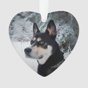 In Memory of Pet Dog Memorial Christmas Keepsake Ornament