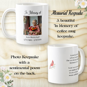 In Memory of Photo Keepsake Gift Coffee Mug