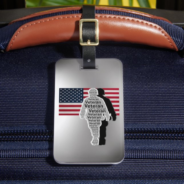 In Memory of Veterans Luggage Tag (Front Insitu 2)
