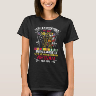 In Memory Of Vietnam Veteran Proud Veteran Day T-Shirt