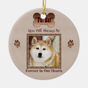 In Memory of Your Dog Ceramic Tree Decoration