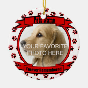In Memory of Your Pet Forever Remembered Ornament