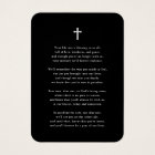 In Memory Photo Funeral Memorial Prayer Cards