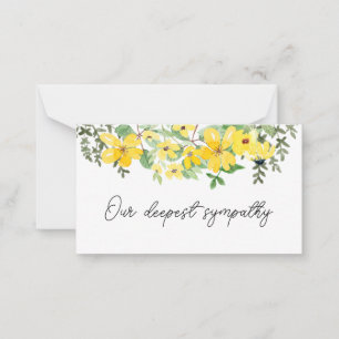 In Memory Sympathy Memorial Angel florist card