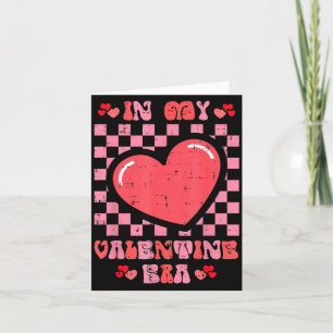 In Men Valentine Era Heart Retro Valentines Card