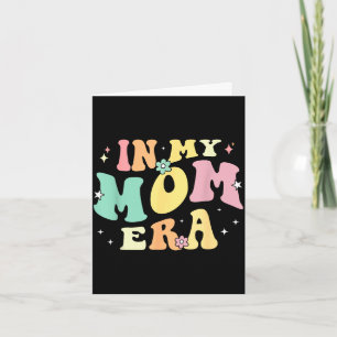 In mum era lover groovy retro mum mother's day card