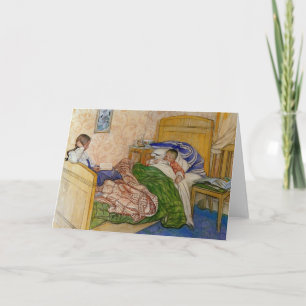 In Mum's Bed 1908 Card