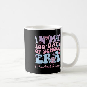 In My 100 Days Of School Era Kids Retro Preschool Coffee Mug