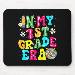 In My 1st Grade Era Girl Back To School First Grad Mouse Pad