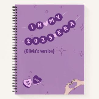 In my 2025 era cute name journal