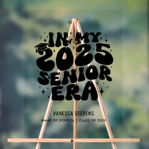 In My 2025 Senior Era Acrylic Sign