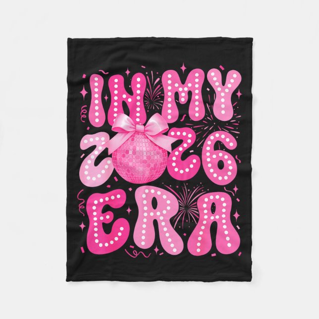 In My 2026 Era Happy New Year 2026 Family Matching Fleece Blanket (Front)