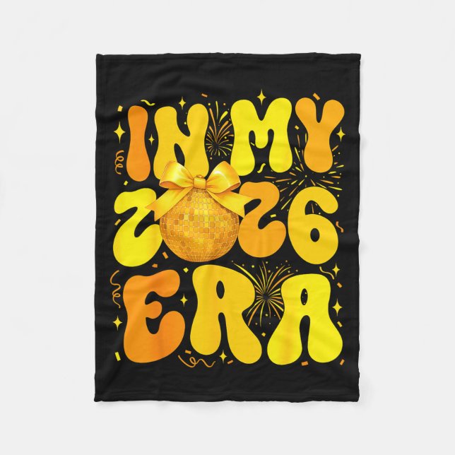 In My 2026 Era Happy New Year 2026 Family Matching Fleece Blanket (Front)