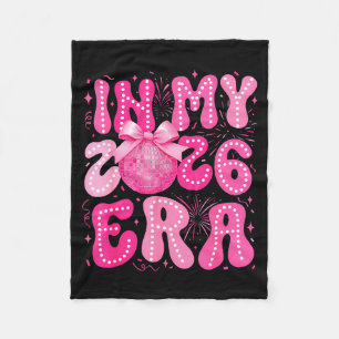 In My 2026 Era Happy New Year 2026 Party Girls Kid Fleece Blanket