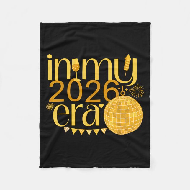 In My 2026 Era Happy New Year Party Countdown Fami Fleece Blanket (Front)