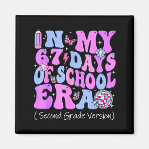 In My 67 Days Of School Era Groovy Second Grade Ve Magnet