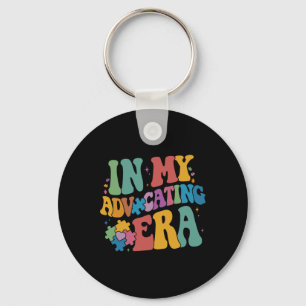 In My Advocating Era Sped Teacher Autism Awareness Key Ring