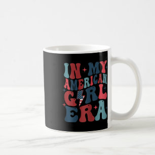 In My American Girl Era Retro 4th Of July Fourth G Coffee Mug
