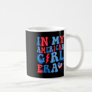 In My American Girl Era Retro 4th Of July Groovy P Coffee Mug