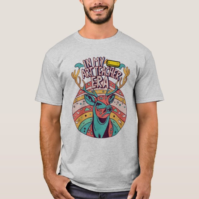 In My Art Teacher Era Unisex Softstyle  T-Shirt (Front)
