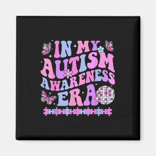 In My Autism Awareness Era Retro Disco In April We Magnet