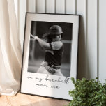 In My Baseball Mum Era Custom Photo Personalised Poster<br><div class="desc">Step up to the plate and celebrate the proud tradition of being a baseball mum with our "In My Baseball Mum Era" Custom Photo Personalised Poster. This striking artwork is the perfect way to honour the dedication and love of a baseball mum. Add a personalised message to express your admiration...</div>