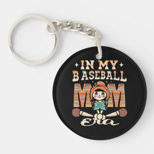 In My Baseball Mum Era Key Ring