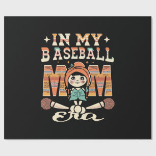 In My Baseball Mum Era Wrapping Paper