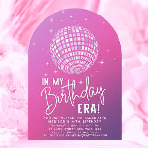 In My Birthday Era, Era Party, Eras Party Invitation