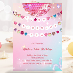 In My Birthday Era Invitation - Teen Birthday Girl