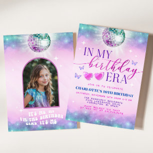 In My Birthday Era Invitation - Teen Birthday Girl