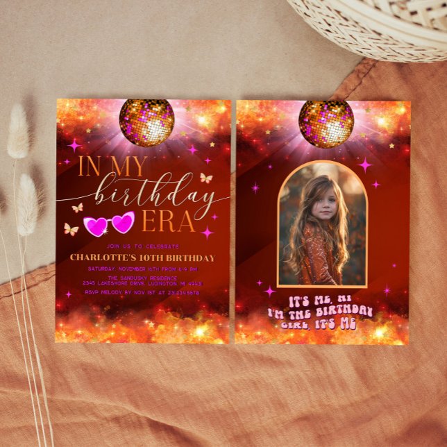 In My Birthday Era Invitation - Teen Birthday Girl (In My Birthday Era Invitation - Teen Birthday Girl)