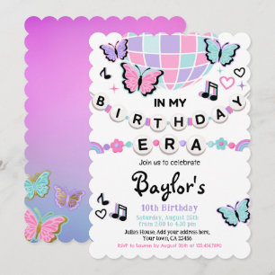 In My Birthday Era Party Invitation